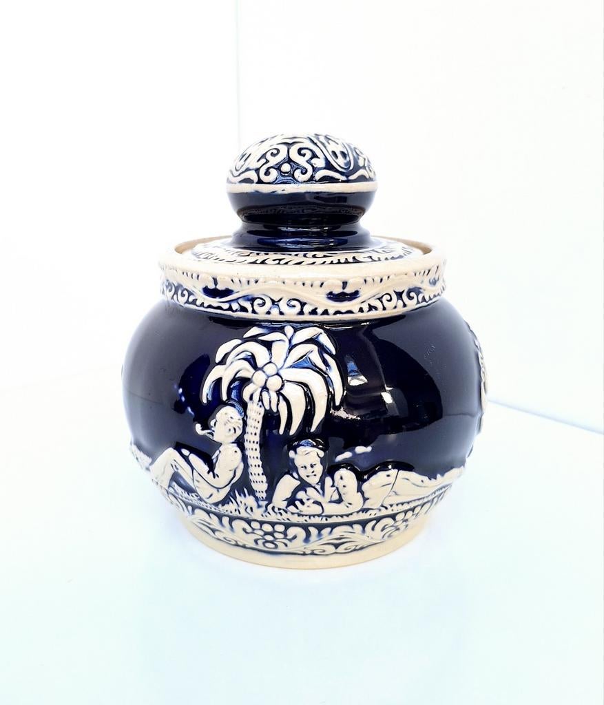 Humidor/ pot (à tabac) Art Déco Marzi & Remy, Enlèvement ou Envoi