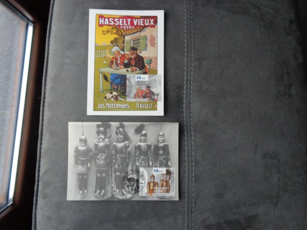 Maximaal 2 kaarten uit 1996 (postzegels 2624 en 2625), Ophalen