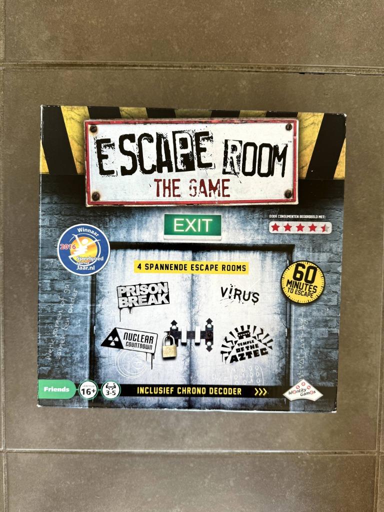 Escape Room - The Game, Een of twee spelers, Ophalen of Verzenden, Zo goed als nieuw, Identity Games