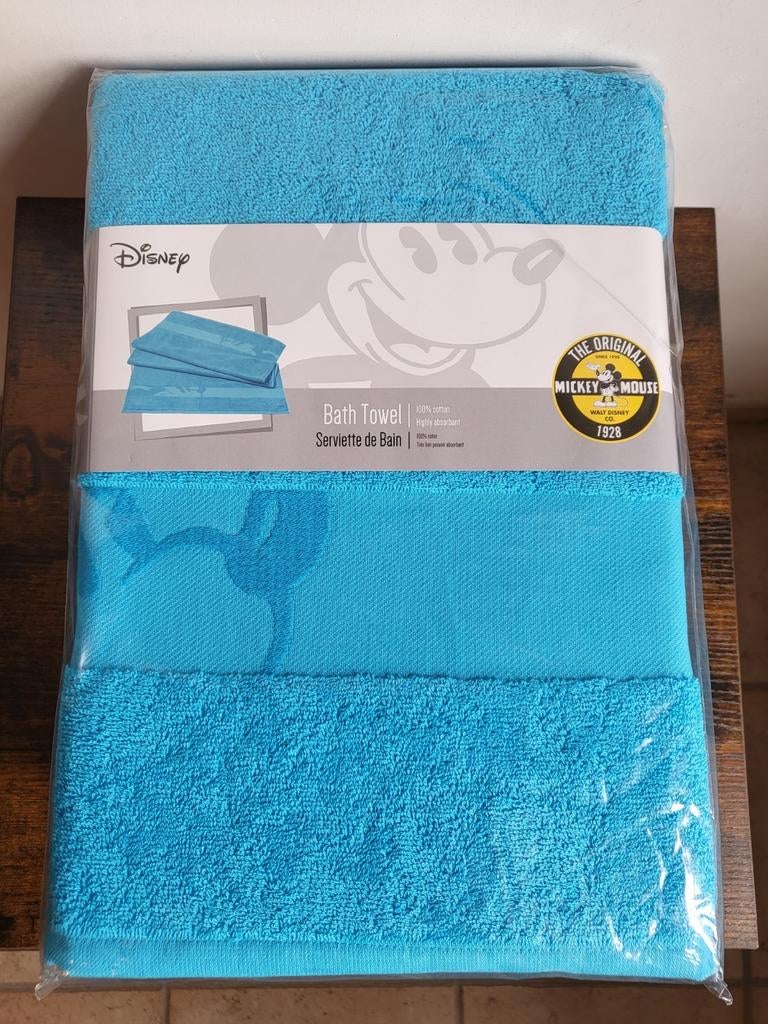 Mickey mouse Handdoek 70cm x 150cm *Nieuw*, Ophalen of Verzenden, Nieuw, Blauw, Handdoek