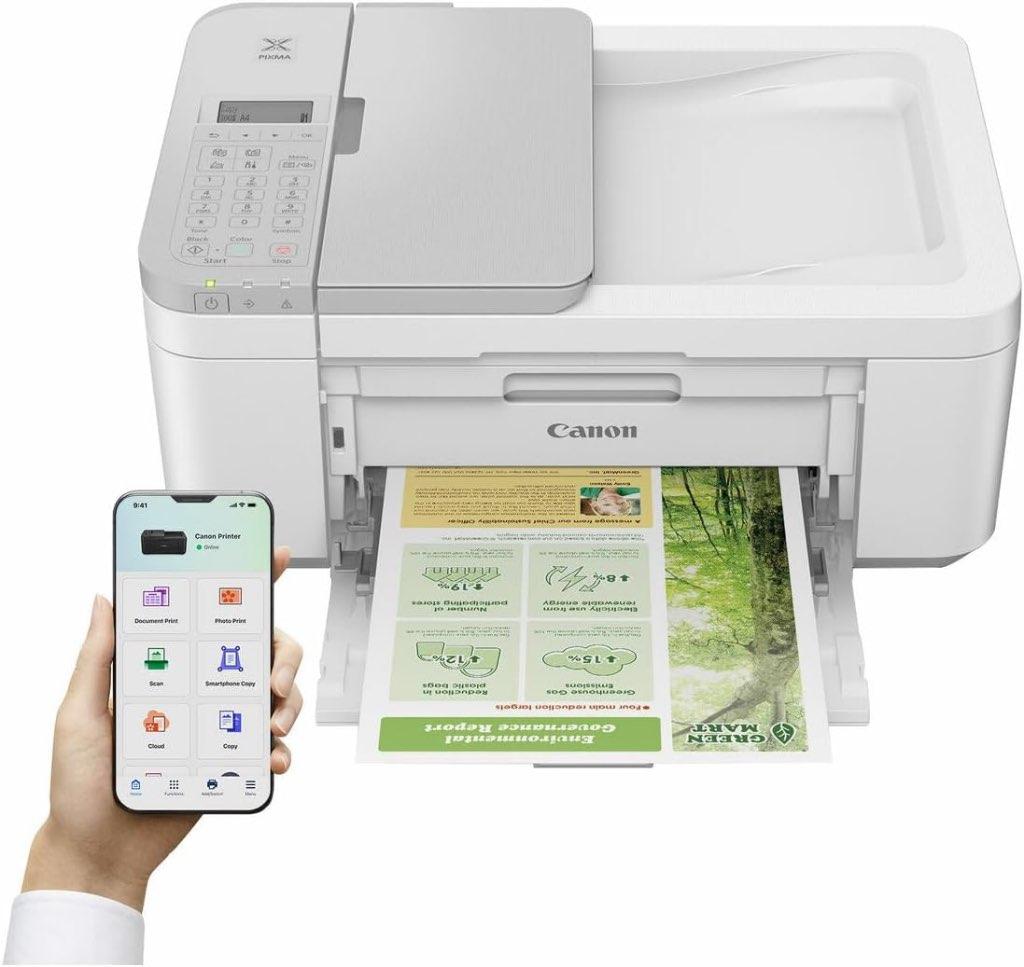 Canon PIXMA TR4756i - Imprimante Couleur 4-en-1, Wi-Fi intégré, Canon, Enlèvement, Imprimante à jet d'encre