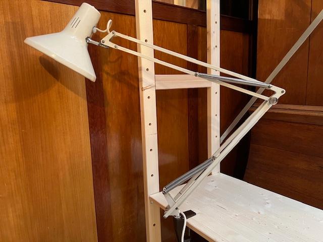 Lampe de bureau vintage LUXO de Jacob Jacobsen, Enlèvement