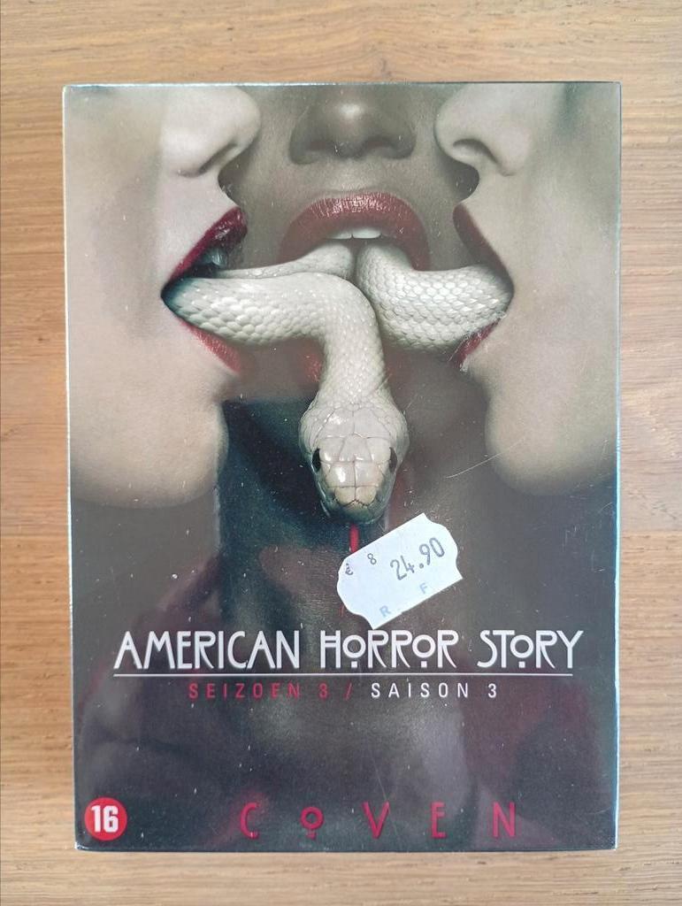 American Horror Story seizoen 3 negen in blisterverpakking, Horror, Vanaf 16 jaar, Boxset, Ophalen of Verzenden