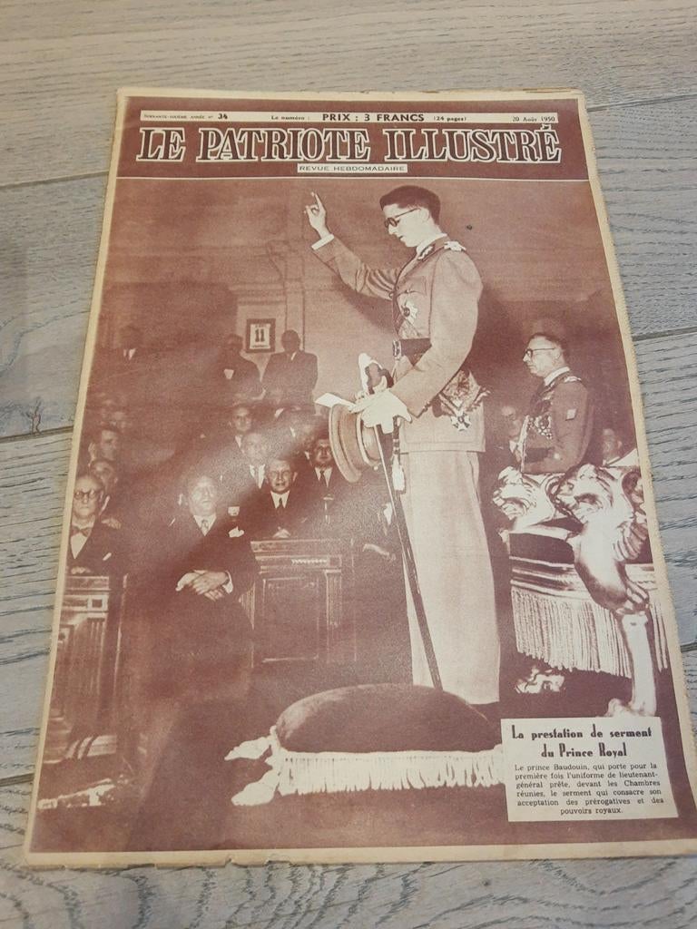 Le patriotre illustré - prestation de serment avec le roi Ba, Enlèvement ou Envoi