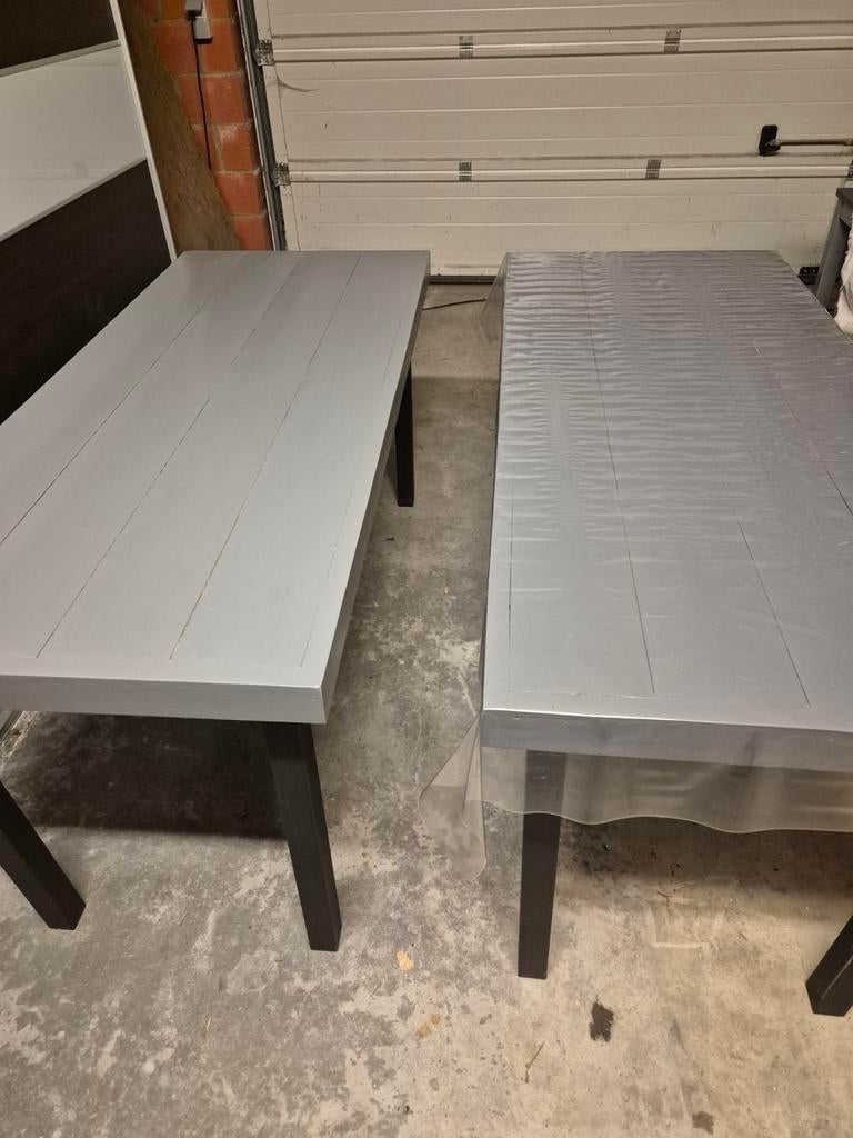 4 NIEUWE ongebruikte steigerhouten tafels 160x70x80, Enlèvement, Neuf, sans emballage