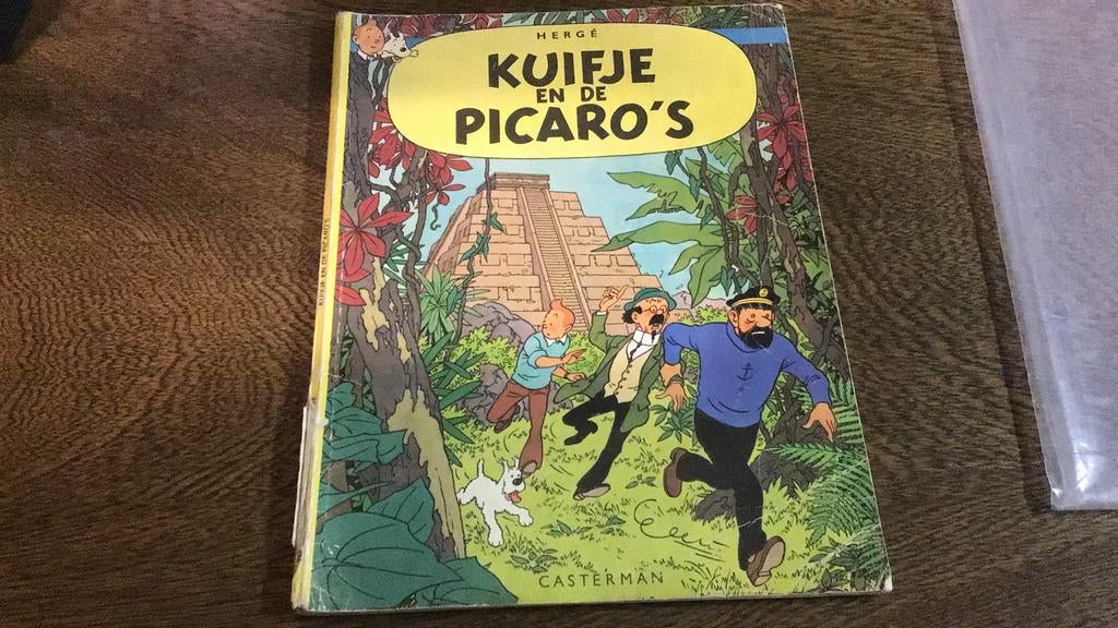 Kuifje en de picaro’s(d7), Eén stripboek, Ophalen of Verzenden, Gelezen, Hergé