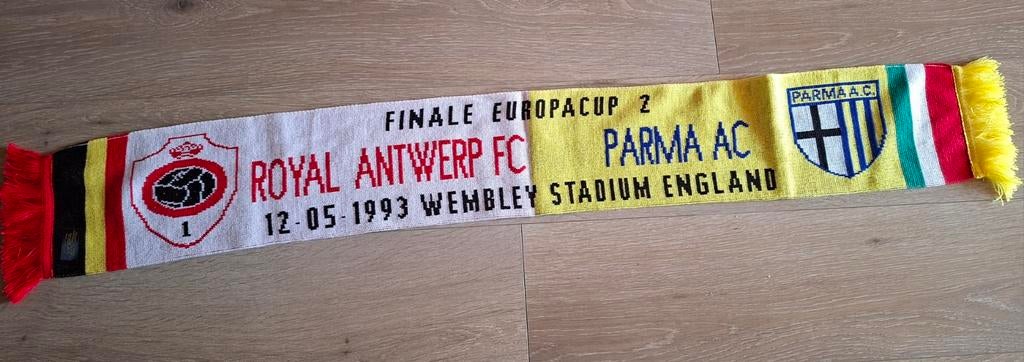 Sjaal Antwerp FC - AC Parma finale 1993, Ophalen of Verzenden