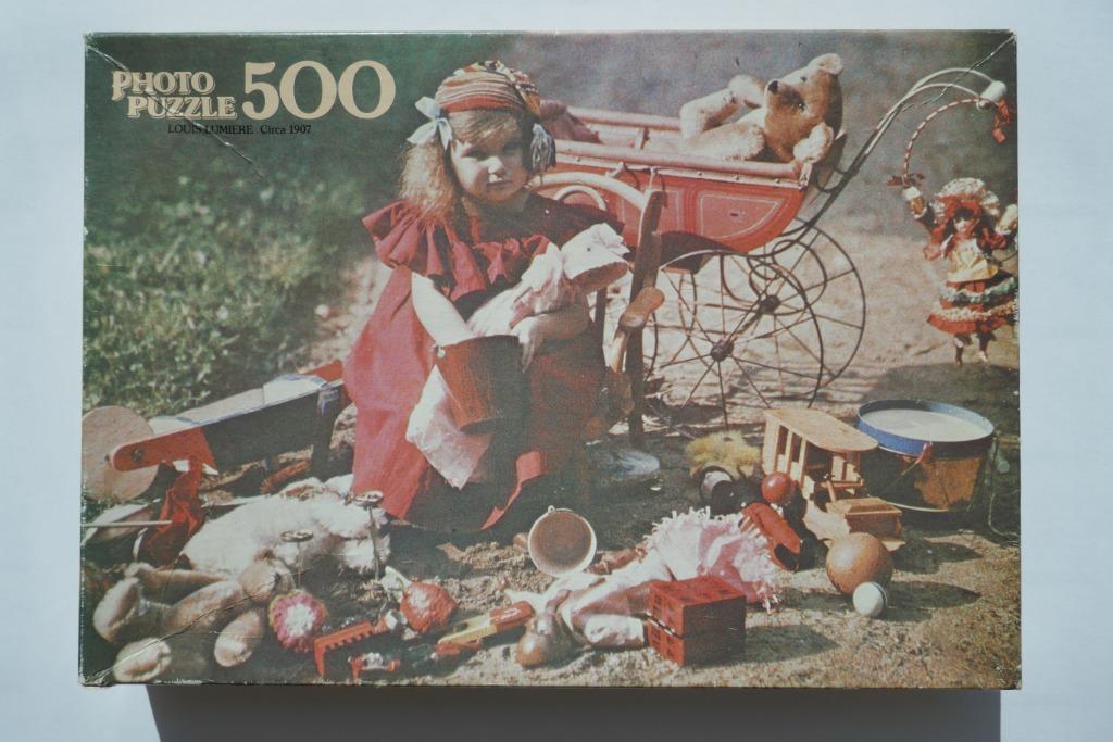 Puzzel MB Au jardin 500 stuks, Kinderen en Baby's, Speelgoed | Kinderpuzzels, Ophalen, Zo goed als nieuw
