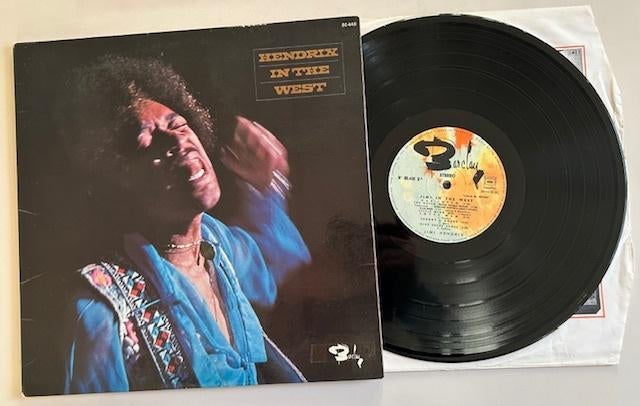 LP JIMI HENDRIX - IN THE WEST - BLUES, Cd's en Dvd's, Ophalen of Verzenden, Zo goed als nieuw, 12 inch, Poprock
