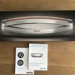 Philips draadloos design telefoon met hout afgewerkt, Telecommunicatie, Ophalen, Zo goed als nieuw