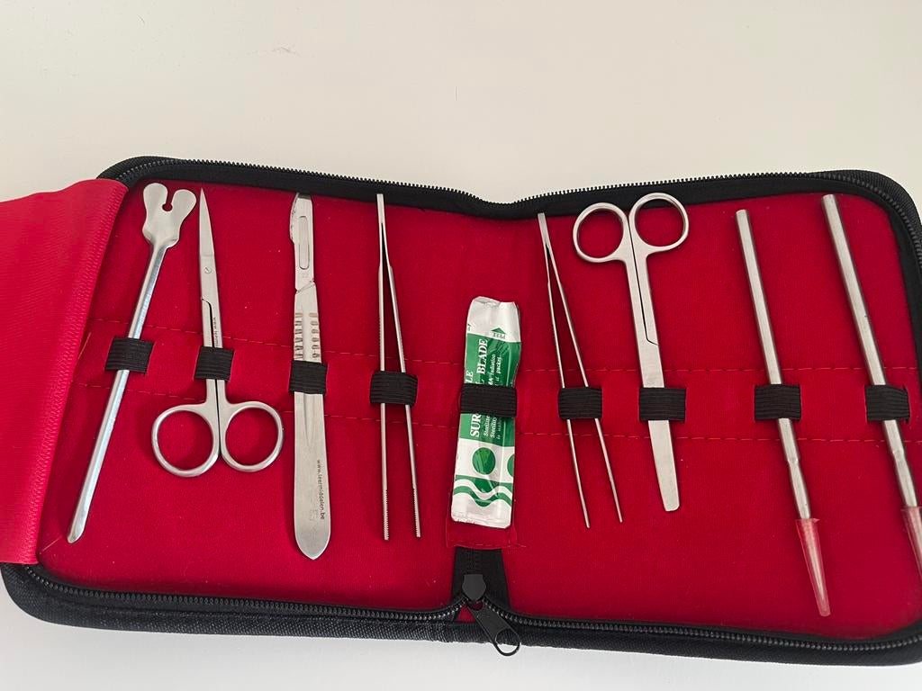 Dissectiekit, Ophalen, Zo goed als nieuw