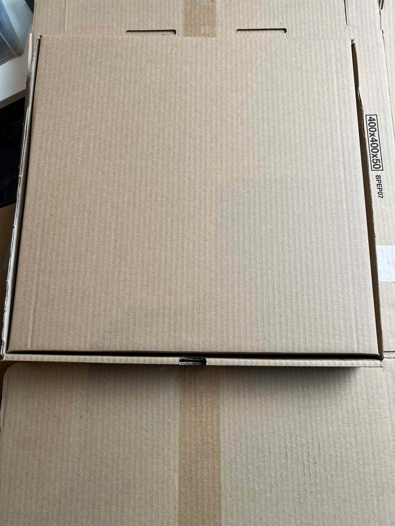 Kartonnen dozen 400x400x50, Doe-het-zelf en Bouw, Kratten en Dozen, Ophalen, Nieuw