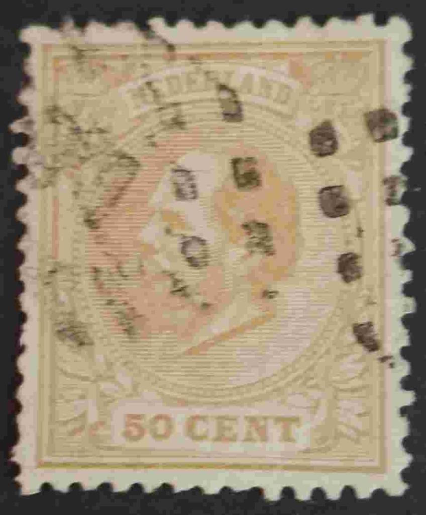 NEDERLAND - nr. 27K met puntstempel, Verzenden, T/m 1940, Gestempeld