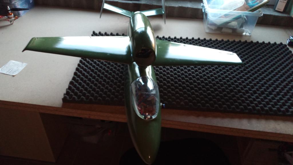 Kleine Heinkel Salamander met Kolibri turbine (vliegklaar), Ophalen, Nieuw, Overige typen, RTF (Ready to Fly)