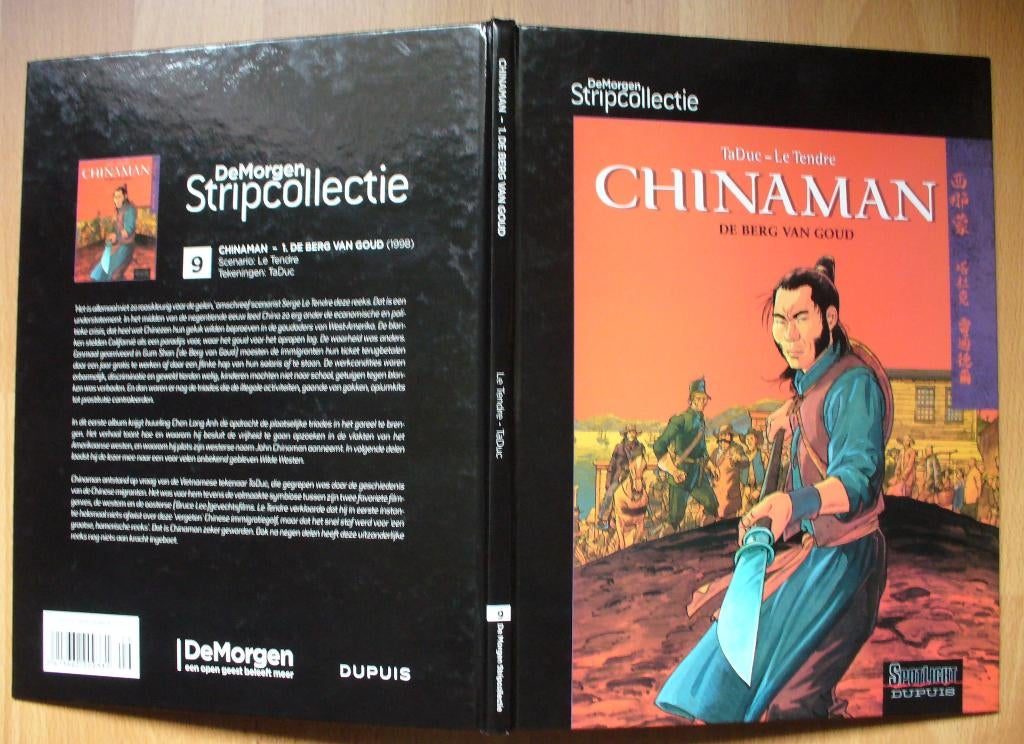 CHINAMAN 1 - DE BERG VAN GOUD HC DE MORGEN SPOTLIGHT DUPUIS, Eén stripboek, Ophalen of Verzenden, Zo goed als nieuw, Le Tendre - TaDuc