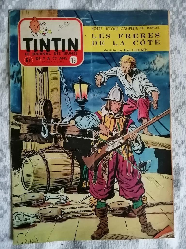 Journal de TINTIN édition Belge n16 - 20 avril 1955, Enlèvement ou Envoi, Journal ou Magazine