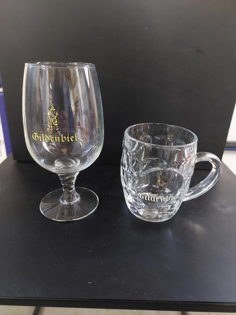 Gilden bier glazen, Enlèvement ou Envoi, Comme neuf, Verre à bière