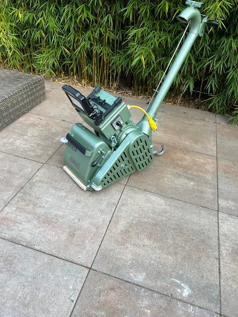 Hummel Parketschuurmachine ,bandschuurmachine, Doe-het-zelf en Bouw, Ophalen of Verzenden, Zo goed als nieuw, 1200 watt of meer