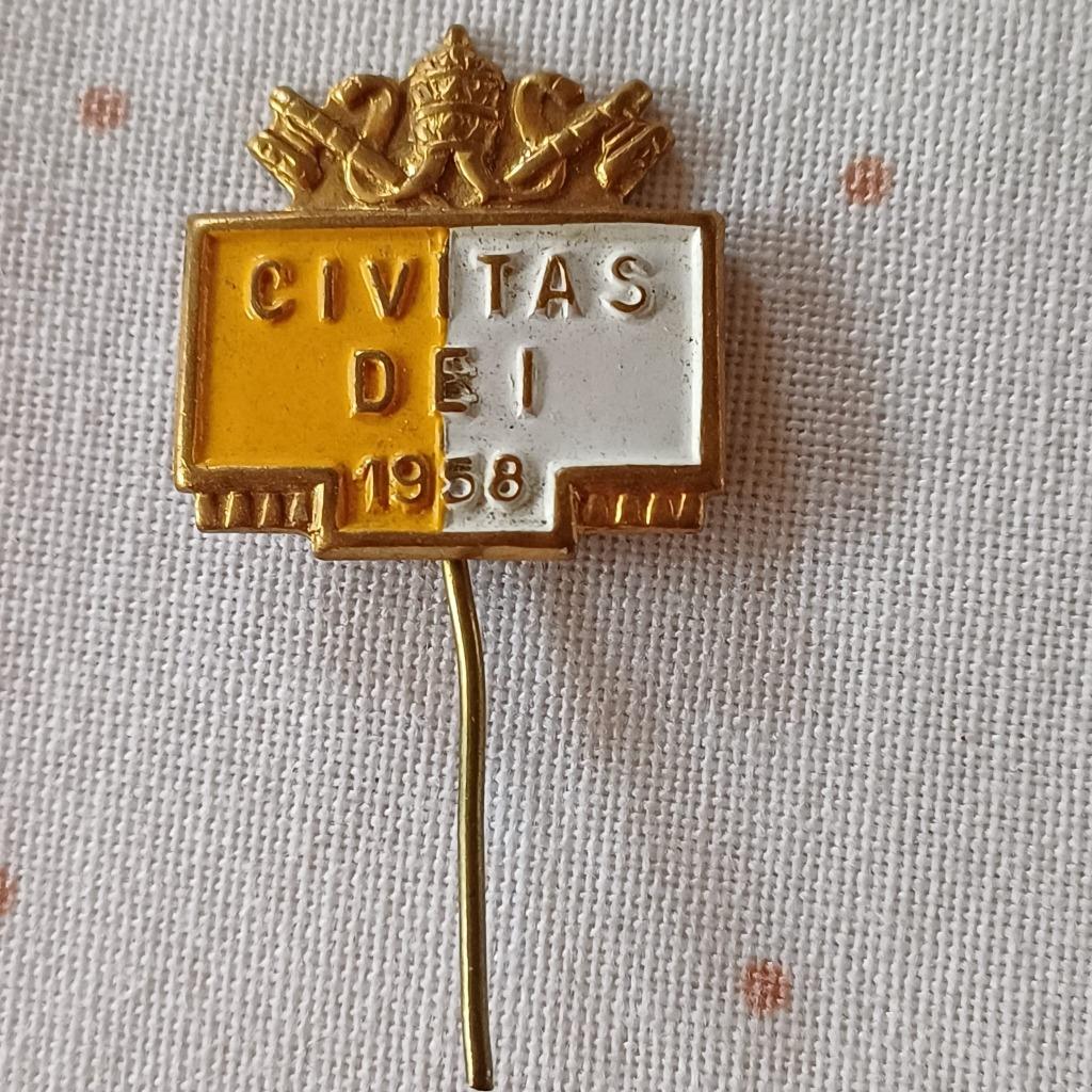 Speldje Civitas Dei Wereldexpo Brussel 1958, Enlèvement ou Envoi