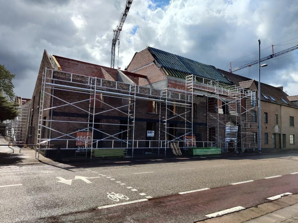 Alu gevelsteigers in zeer goede staat, Doe-het-zelf en Bouw, Steigers, Ophalen, Gebruikt, Gevelsteiger, 5 meter of hoger