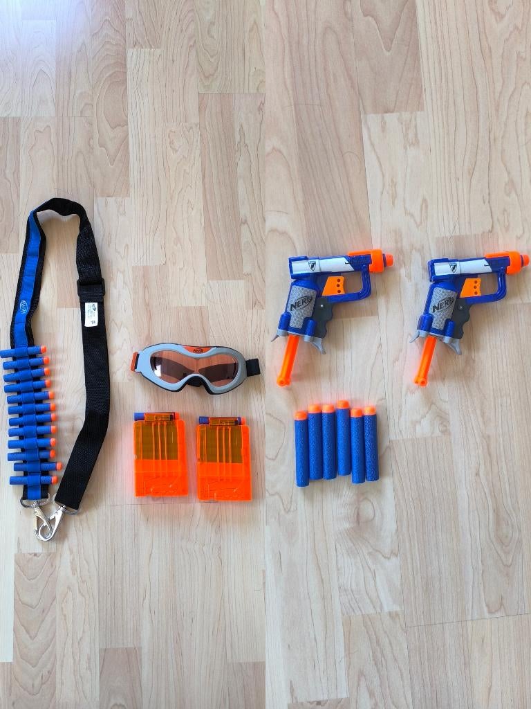 Ensemble Nerf + 2 pistolets Jolt, Ophalen, Zo goed als nieuw