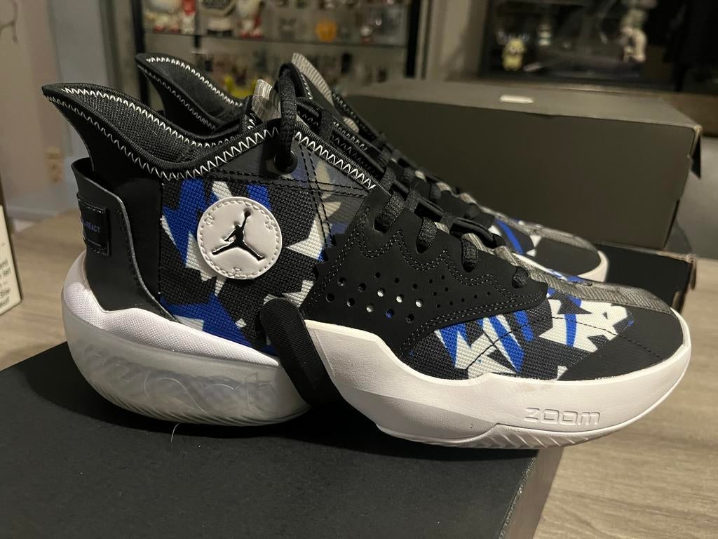 Jordan react elevation 43, Enlèvement ou Envoi, Porté, Bleu, Jordan (Nike)
