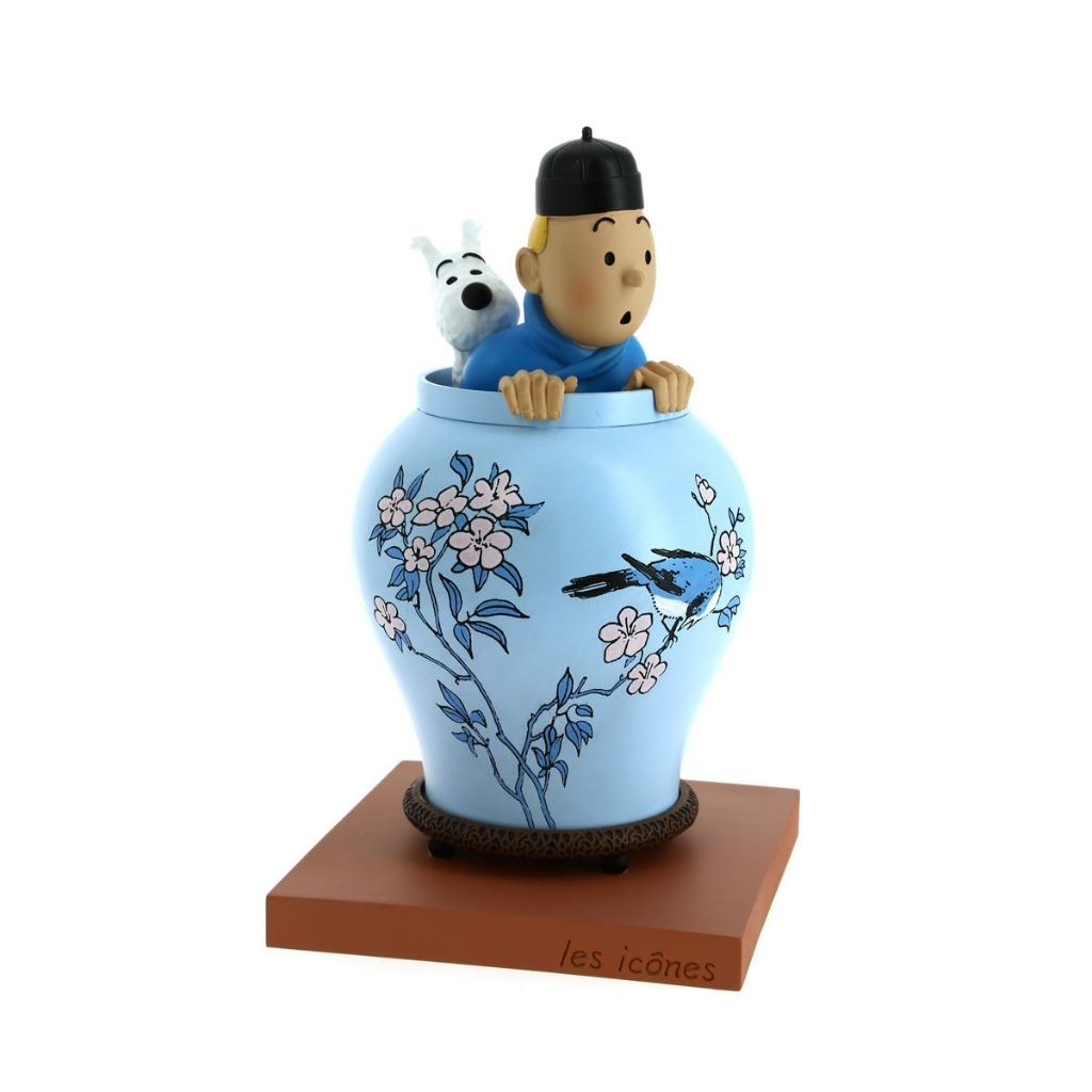 Kuifje - Tintin dans potiche - Icones, Enlèvement ou Envoi, Tintin, Neuf, Statue ou Figurine