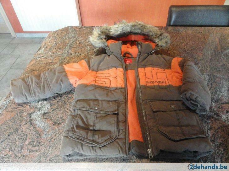 winterjas voor jongens maat 104-110, Kinderen en Baby's, Jongen of Meisje, Ophalen of Verzenden, Zo goed als nieuw, Jas
