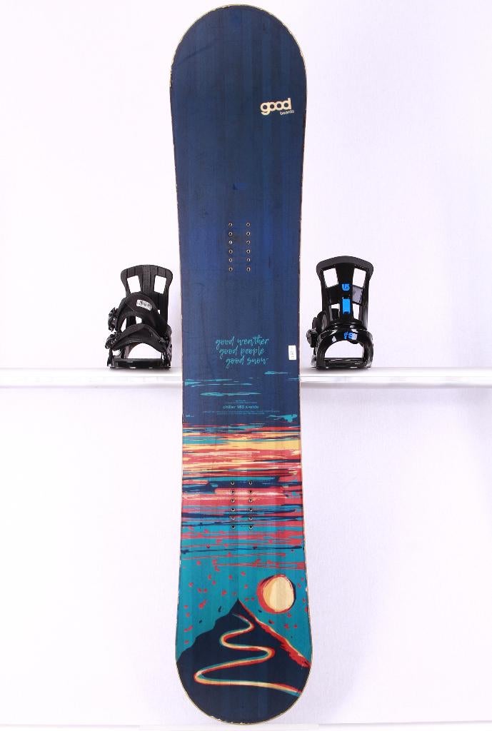 163 snowboard GOODBOARDS CHILLER WIDE, double, Ophalen of Verzenden, Gebruikt, Board