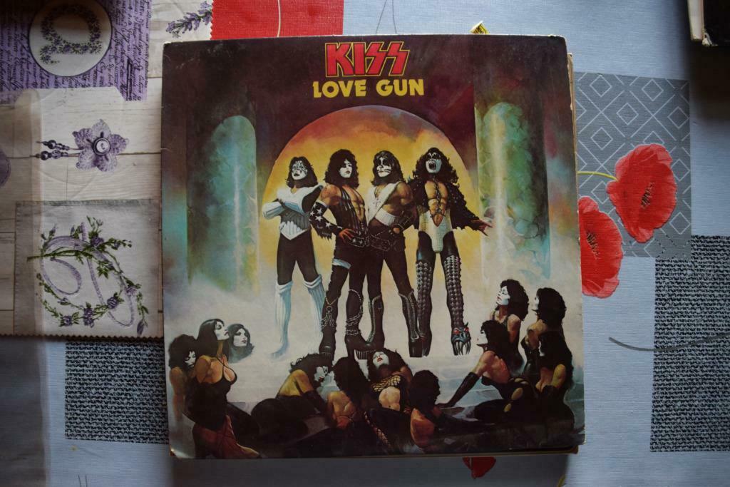 LP Kiss - Love gun, Ophalen of Verzenden, Gebruikt