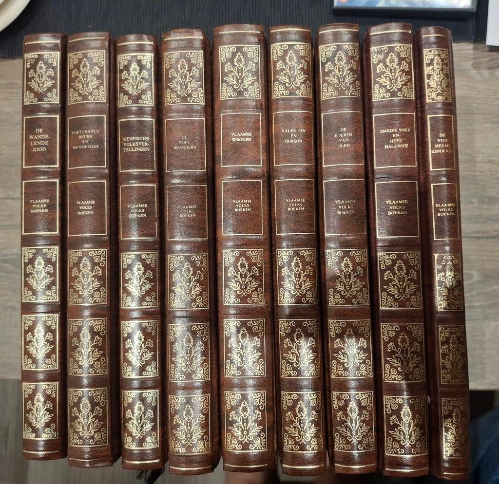 9-delige Vlaamse Volksboeken, Enlèvement ou Envoi, Utilisé