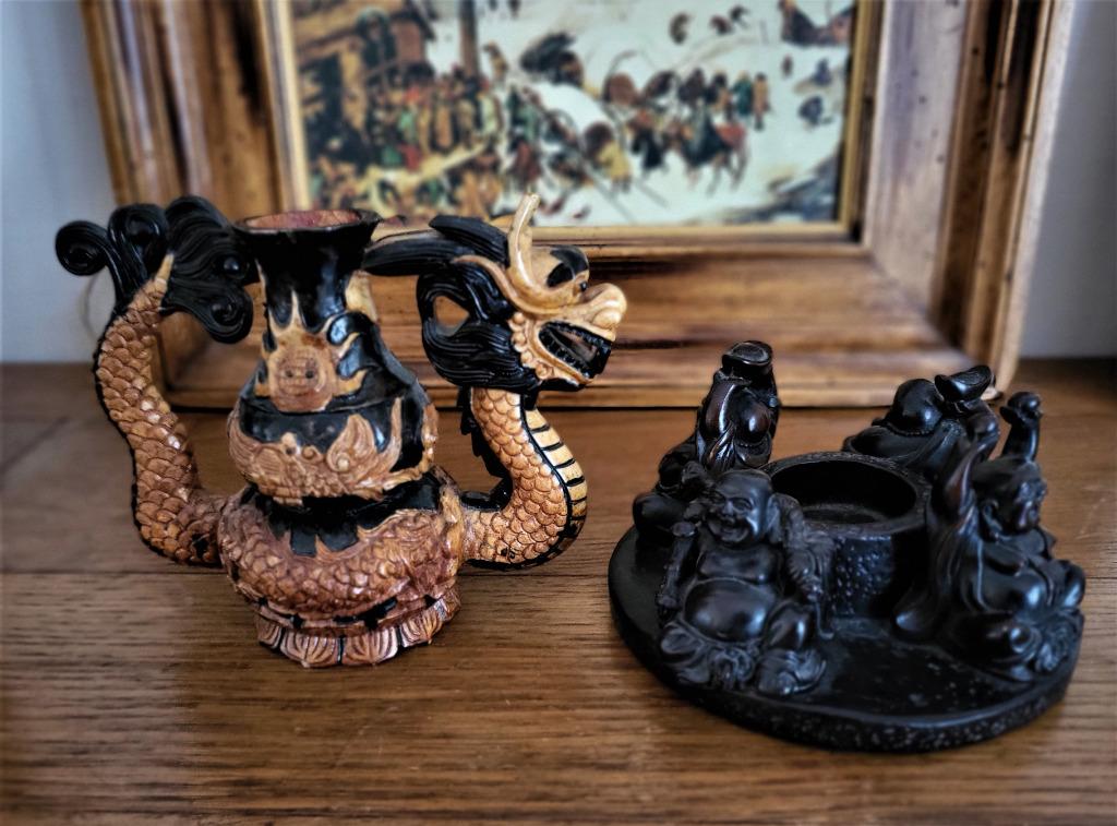 2 originales terres cuites de Chine, Envoi