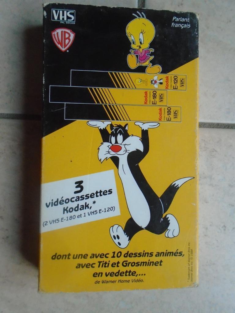 VIDEOCASSETTES: KADOT"DRAGONBALL Z"TITI,GROS MINET, DIVERS, Enlèvement ou Envoi