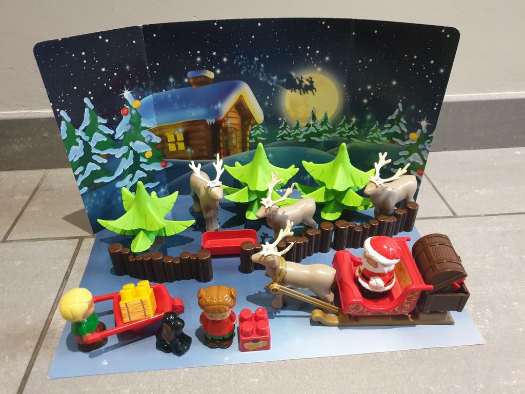 Adventskalender Abrick blokken kerst, Enlèvement ou Envoi, Utilisé
