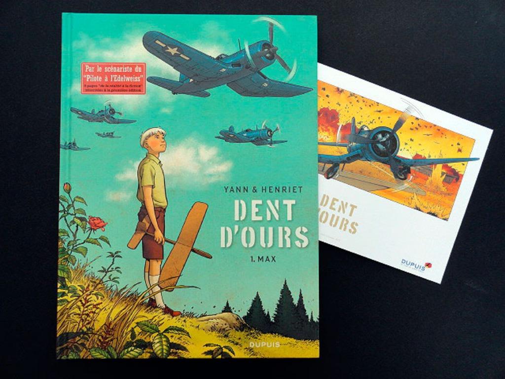 Dent d'ours T1 + XL - Max - Henriet - EO2013 - Dupuis, Envoi