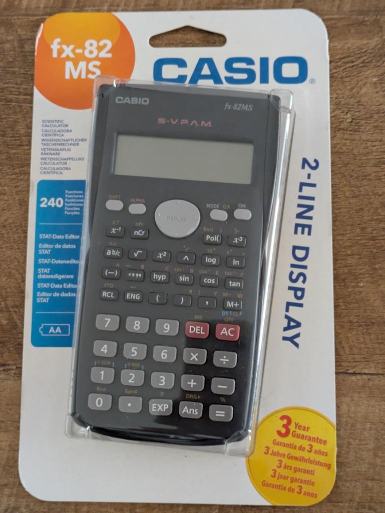 Rekenmachine Casio, Ophalen, Nieuw