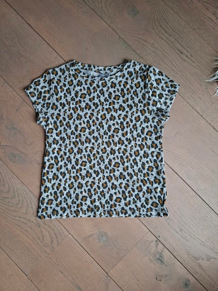 Maat 134 : t-shirt JBC in rekbare stof met panterprint, Kinderen en Baby's, Kinderkleding | Maat 134, Meisje, JBC, Ophalen of Verzenden