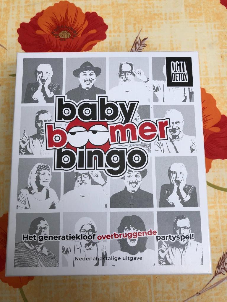 Babyboomer bingo - gezelschapsspel, Vijf spelers of meer, Ophalen of Verzenden, Zo goed als nieuw, Dgtl detox