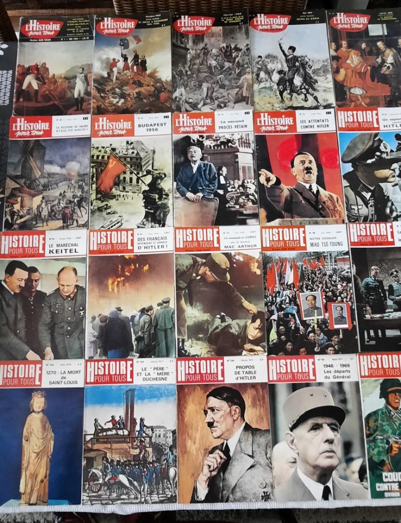 20 magazines l'Histoire pour tous, Overige gebieden, Alain Decaux , Ophalen of Verzenden, 20e eeuw of later