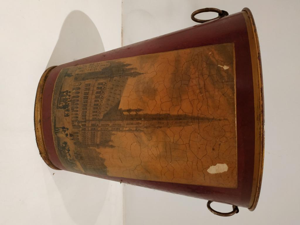 Seau decoré, Enlèvement, Utilisé