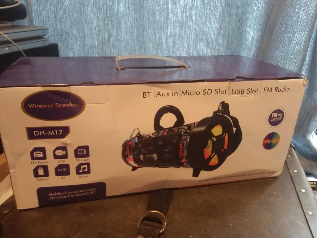 Wireless speaker DH-M17  BT, Ophalen of Verzenden, Nieuw, Overige merken, Met radio