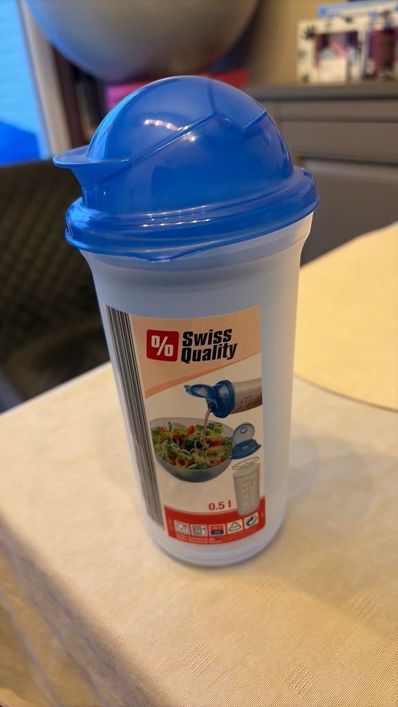 Dressing beker, Enlèvement ou Envoi, Neuf, Bleu, Bol ou Canette