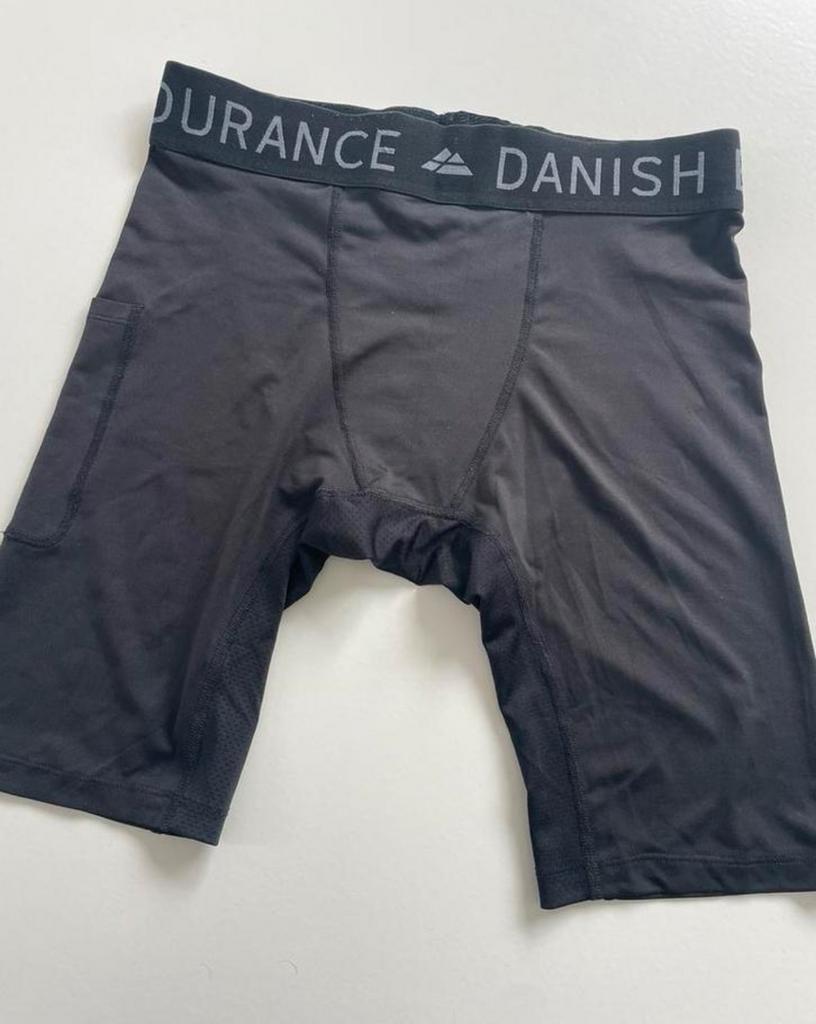 Sportshort Danish Endurance, Verzenden, Zwart, Danish Endurance, Boxer