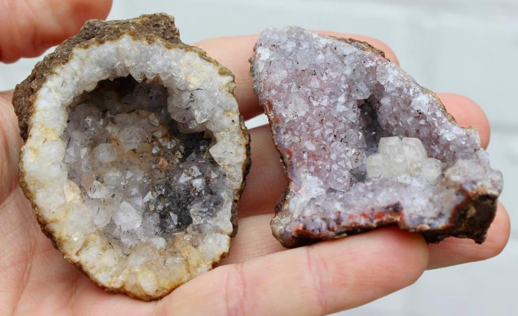 2 x QUARTZ du Brésil, Enlèvement ou Envoi, Minéral
