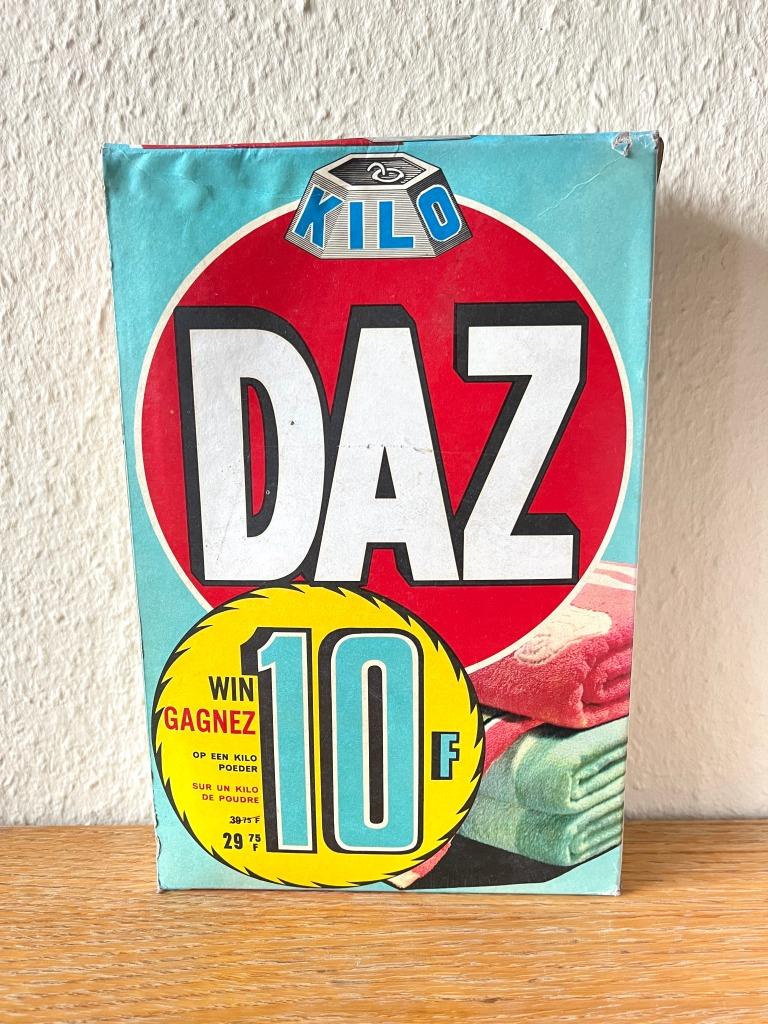 Ancien paquet de lessive en poudre Daz, Ophalen of Verzenden, Nieuw, Verpakking