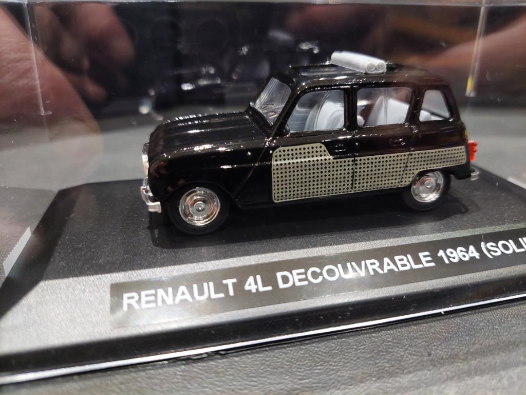 RENAULT 4L cabriolet - SOLIDO - 1964, Ophalen of Verzenden, Zo goed als nieuw, Solido