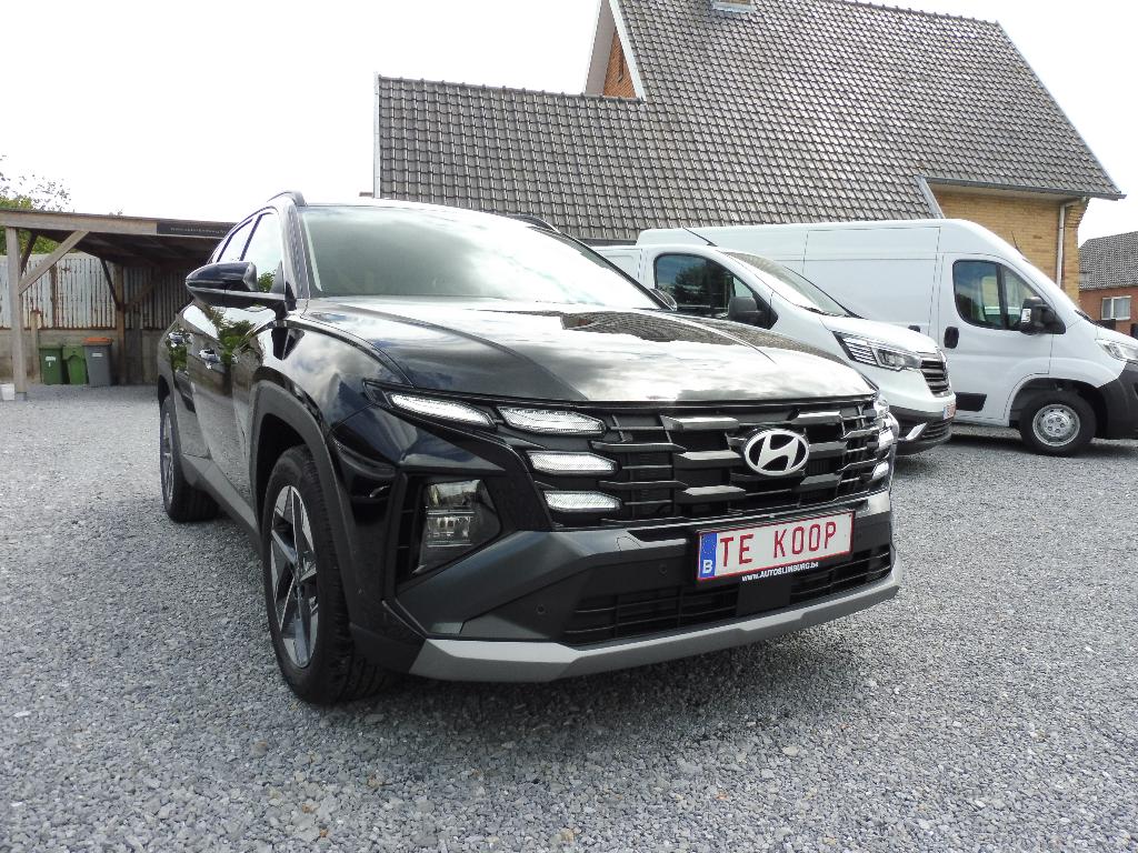 HYUNDAI TUCSON mild h 1.6 T-GDI FACELIFT/29.999€, Stof, 4 cilinders, Zwart, 5 zetels