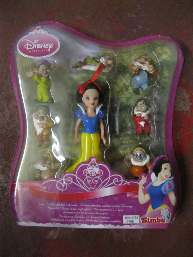 Ensemble neuf poupées Blanche Neige et les 7 nains ( Simba ), Enlèvement ou Envoi, Blanche-Neige ou Belle au Bois Dormant, Neuf