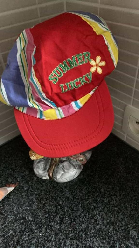Vintage zomer pet, Kleding | Dames, Hoeden en Petten, Ophalen, Zo goed als nieuw, One size fits all, Pet