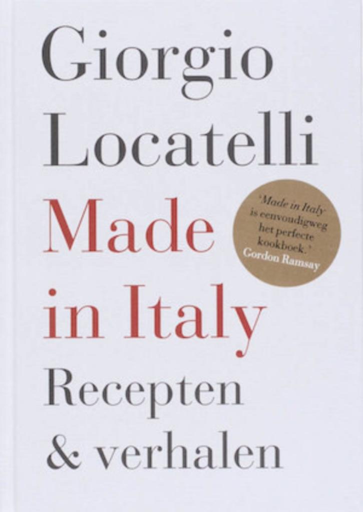 Giorgio Locatelli : Made in Italy (nederlandstalig), Ophalen of Verzenden, Zo goed als nieuw, Italië